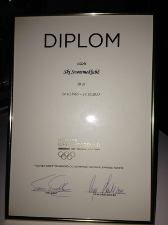 Klubbmesterskap og 50-års bursdagsfest for Ski Svømmeklubb 12. desember